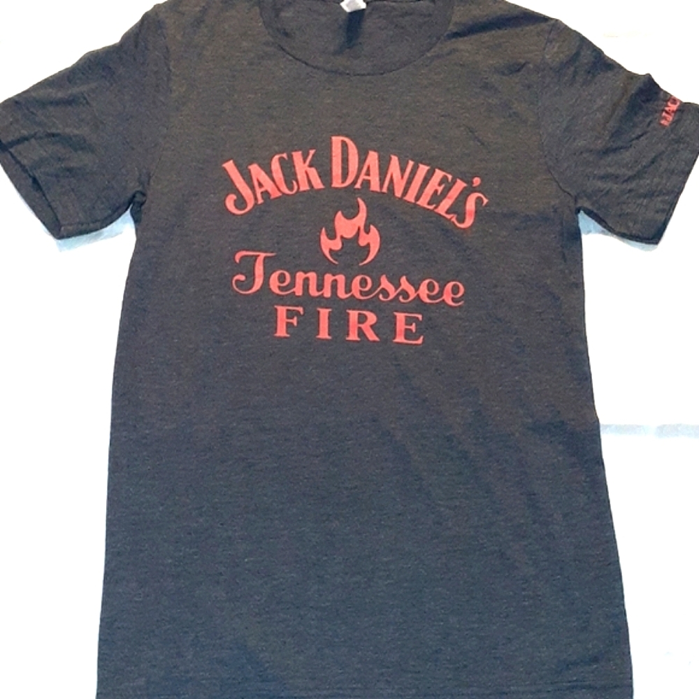 Jack Daniels Womens T-Shirt Gray Small